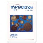 Antikören Myntauktion 1. (956 utrop, 64 sidor). - Pris 100 kr + porto.